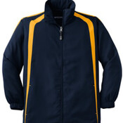 Youth Sport-Tek Colorblock Raglan Jacket.