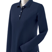 Devon & Jones  Ladies’  Pima Piqué Long-Sleeve Polo