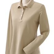 Devon & Jones  Ladies’  Pima Piqué Long-Sleeve Polo