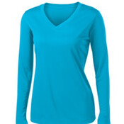Sport-Tek Ladies Long Sleeve PosiCharge Competitor V-Neck Tee
