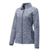 Sport-Tek Ladies PosiCharge Electric Heather Soft Shell Jacket