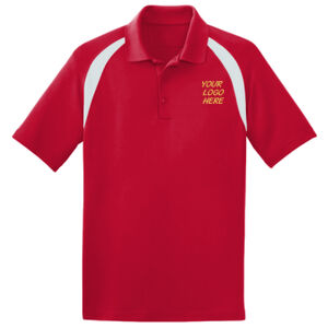 Sport Tek Dry Zone Colorblock Raglan Polo Thumbnail