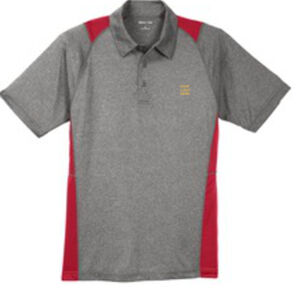 Sport-Tek Heather Colorblock Contender Polo Thumbnail