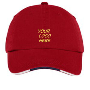 Port Authority Sandwich Bill Cap with Striped Closure Thumbnail