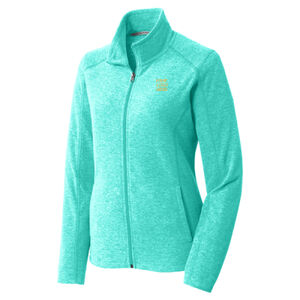 Port Authority Women's Heather Microfleece Full Zip Jacket Thumbnail